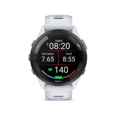 Garmin Forerunner 265 Black Bezel з Whitestone Case і Whitestone/Tidal Blue Silicone Band (010-02810-01/11)