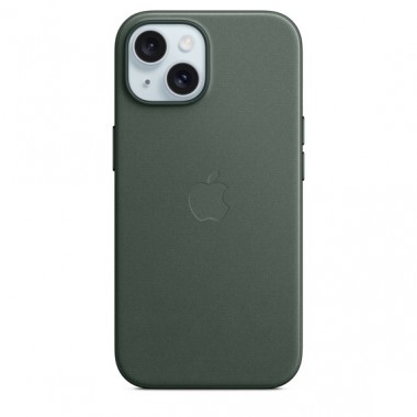 Чохол Apple FineWoven Case для iPhone 15 with MagSafe Evergreen