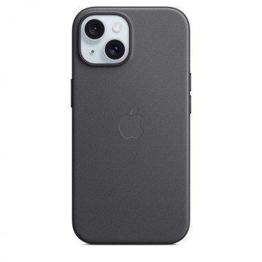 Чохол Apple FineWoven Case для iPhone 15 with MagSafe Black