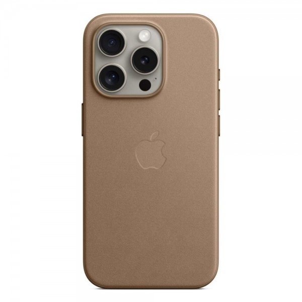 Чохол Apple FineWoven Case для iPhone 15 Pro with MagSafe Taupe