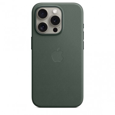 Чохол Apple FineWoven Case для iPhone 15 Pro Max with MagSafe Evergreen