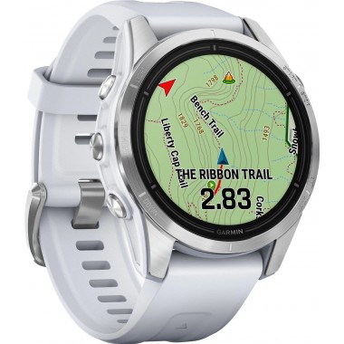 Garmin Epix Pro 2 Standard 42mm Silver with Whitestone Band (010-02802-00/01)