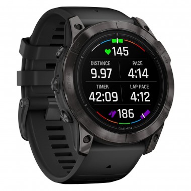 Garmin Epix Pro 2 Sapphire 51mm Carbon Gray DLC Titanium with Black Band (010-02804-00/01)