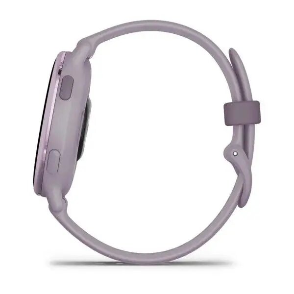 Garmin Vivoactive 5 Metallic Orchid Aluminum Bezel with Orchid Case and Silicone Band (010-02862-13)