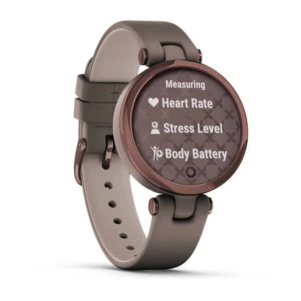 Garmin Lily Classic Edition Dark Bronze Bezel with Paloma Case and Italian Leather Band (010-02384-A0)