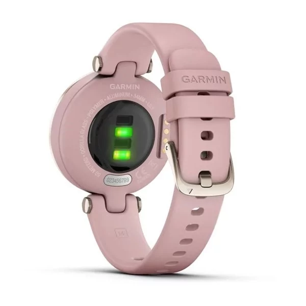 Garmin Lily Sport Edition Cream Gold Bezel with Dust Rose Case and Silicone Band (010-02384-03)