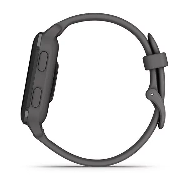 Garmin Venu Sq 2 Slate Aluminum Bezel with Shadow Gray Case and Silicone Band (010-02701-00/10)