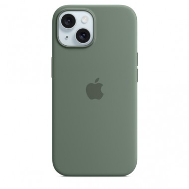 Чохол Silicone case для iPhone 15 with MagSafe Cypress