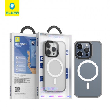 Чохол Blueo Frosted Anti-Drop Case для iPhone 15 with MagSafe Grey