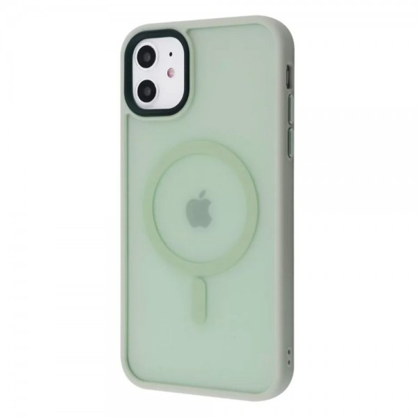 Чохол WAVE Matte Insane Case with MagSafe iPhone 11 (mint)