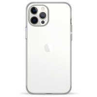 Чехол Pump Simple Silicone Case for iPhone 12 Pro Max Transparent Clear