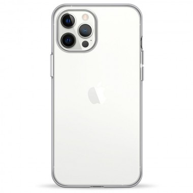 Чехол Pump Simple Silicone Case for iPhone 12 Pro Max Transparent Clear