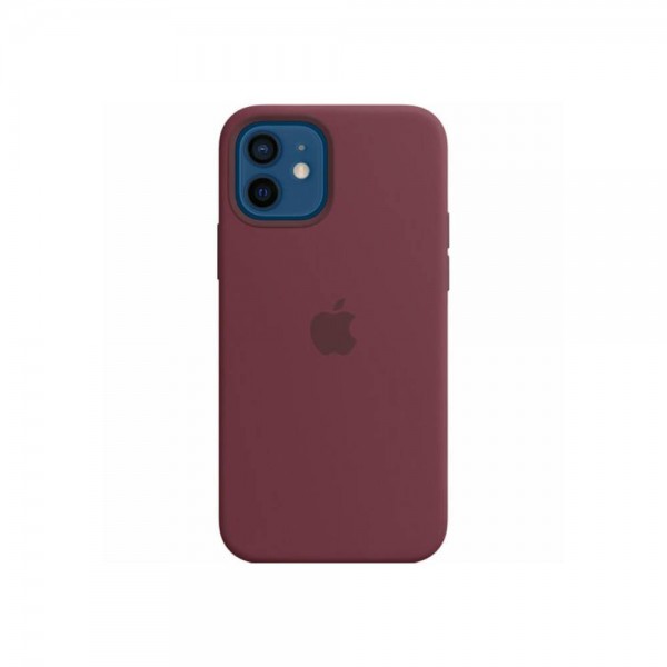 Чохол Apple Silicone case для iPhone 12/12 Pro Plum