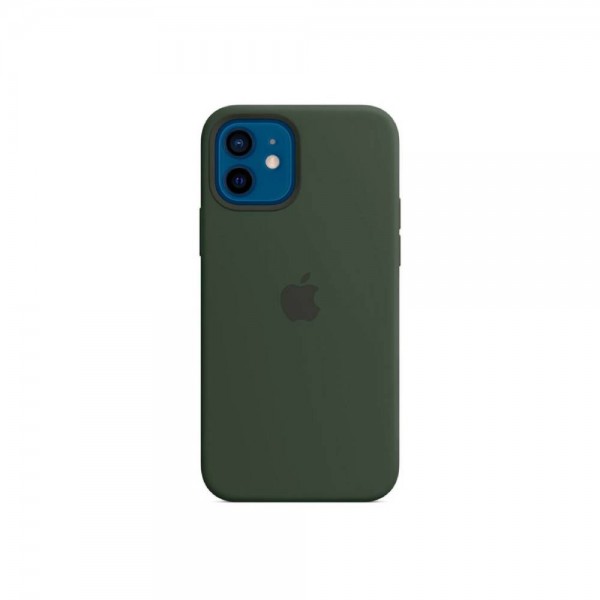 Чохол Apple Silicone case для iPhone 12/12 Pro with MagSafe Cyprus Green