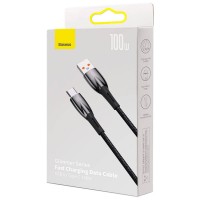 Baseus USB cable for USB-C Glimmer Series 100W 1m (Black)