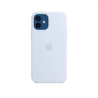Чохол Apple Silicone Case для iPhone 12/12 Pro with MagSafe Cloud Blue
