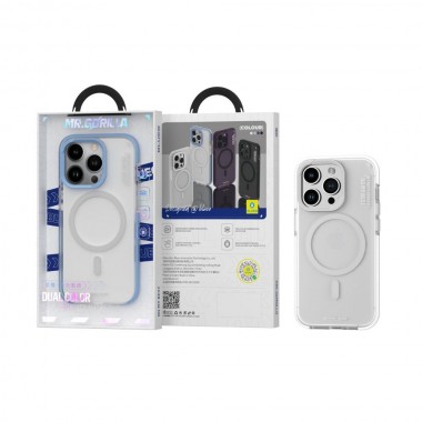 Чохол Blueo Dual Color Phone Case для iPhone 14 Pro Max with MagSafe White