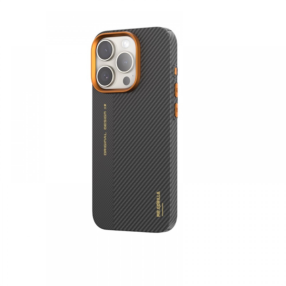 Чехол Blueo Air BiTexture Slim Aramid Fiber Case 600D with MagSafe for  iPhone 15 Pro Max Orange купить на Eplio. Лучшая цена | Харьков, Киев,  Днепр, Одесса, Львов