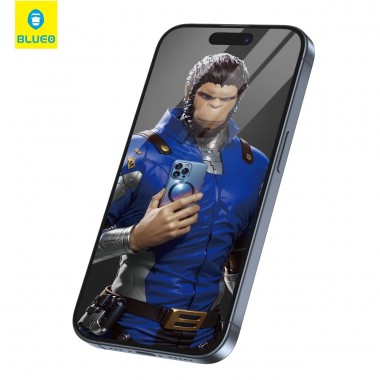 Защитное стекло Blueo 3D Invisible Airbag Tempered Glass for iPhone 14 Pro Max/15 Plus