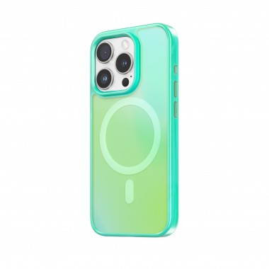 Чехол Blueo Aurora Anti-Drop Case for 15 Pro Max with MagSafe Green
