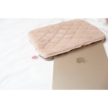 Чехол MyCream 13 дюймов бежевый с цветами
