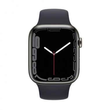 Б/У Apple Watch Series 7 45mm Graphite Stainless Steel Case with Midnight Sport Band