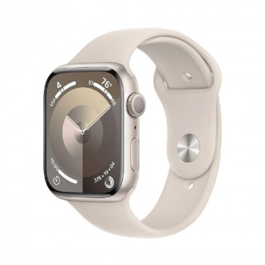 Б/У Apple Watch Series 9 GPS 45mm Starlight Aluminum Case w. Starlight Sport Band