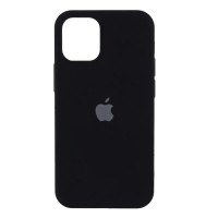 Чехол Apple Silicone Case Full for iPhone 12/12 Pro Black