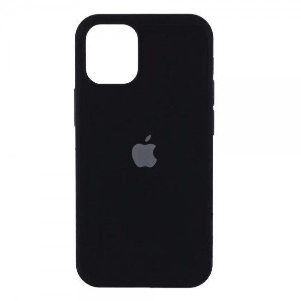 Чохол Apple Silicone Case Full for iPhone 12/12 Pro Black