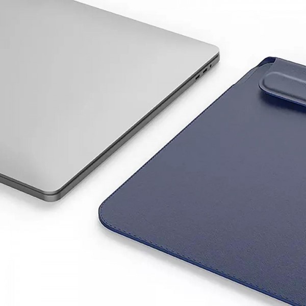 Чохол WIWU Skin Pro 2 Leather Sleeve для MacBook 13,6" blue