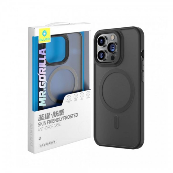 Чохол Blueo Frosted Anti-Drop Case для iPhone 14 Plus with MagSafe Black