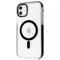 Чехол WAVE Clear Case Side with Magnetic Ring iPhone 12/12 Pro Black