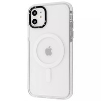 Чехол WAVE Clear Case Side with Magnetic Ring iPhone 12/12 Pro White