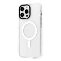 Чехол WAVE Clear Case Side with Magnetic Ring iPhone 13 Pro Max White