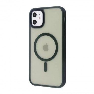 Чохол WAVE Matte Insane Case with Magnetic Ring iPhone 11 Green