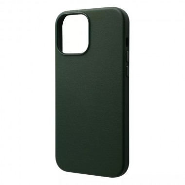 Чохол WAVE Premium Leather Edition Case with Magnetic Ring iPhone 13 Pro Max Sequoia Green