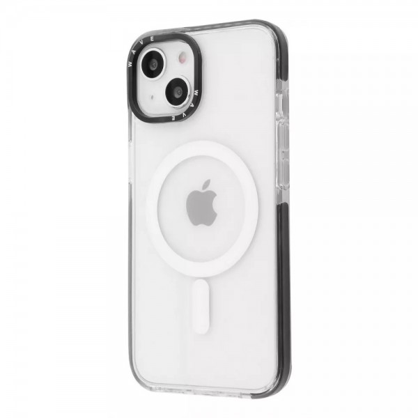 Чохол Wave Clear Case Side with Magnetic Ring iPhone 13/14 Black