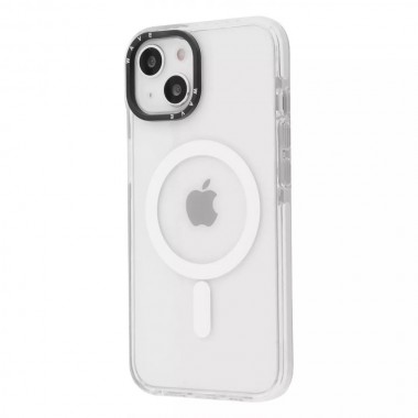 Чохол Wave Clear Case Side with Magnetic Ring iPhone 13/14 White