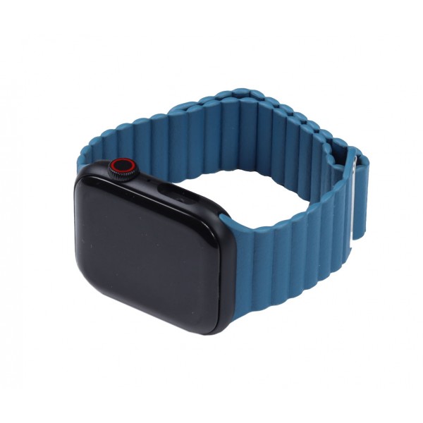 Ремінець Magnetic Leather Loop для Apple Watch 38/40/41 mm Cape Blue