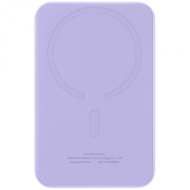 Power Bank Baseus Magnetic Mini 20W 5000mAh Purple