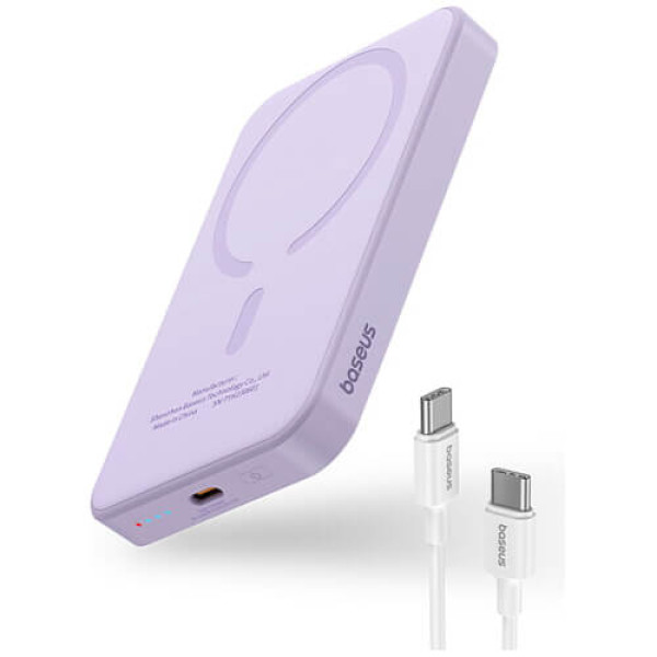 Power Bank Baseus Magnetic Mini 20W 5000mAh Purple