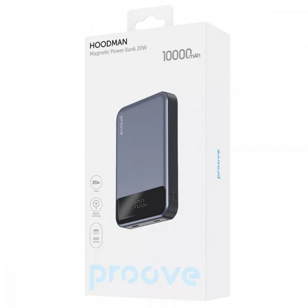 Power Bank Proove Hoodman Magnetic 20W 10000mAh