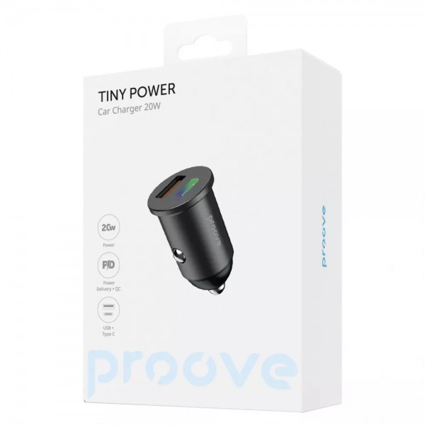 АЗУ Proove Tiny Power 20W (USB+Type-C)