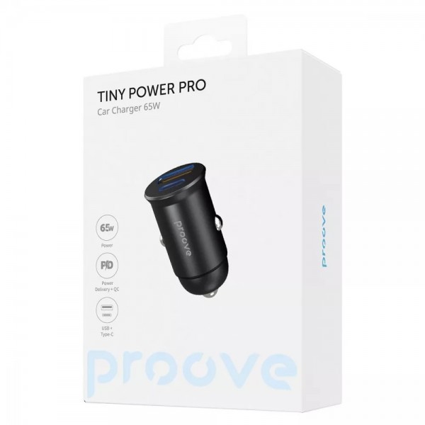 АЗУ Proove Tiny Power Pro 65W (USB+Type-C)