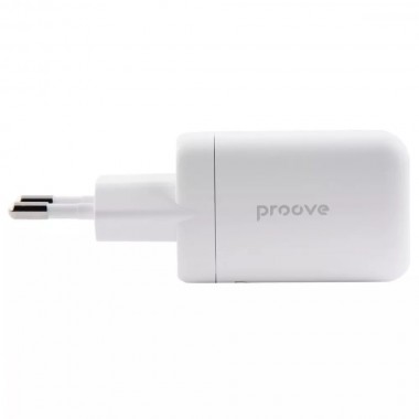 СЗУ Proove Silicone Power 40W (Type-C+Type-C) White