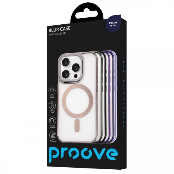 Чохол Proove Blur Case with Magnetic Ring iPhone 15 Pro Black