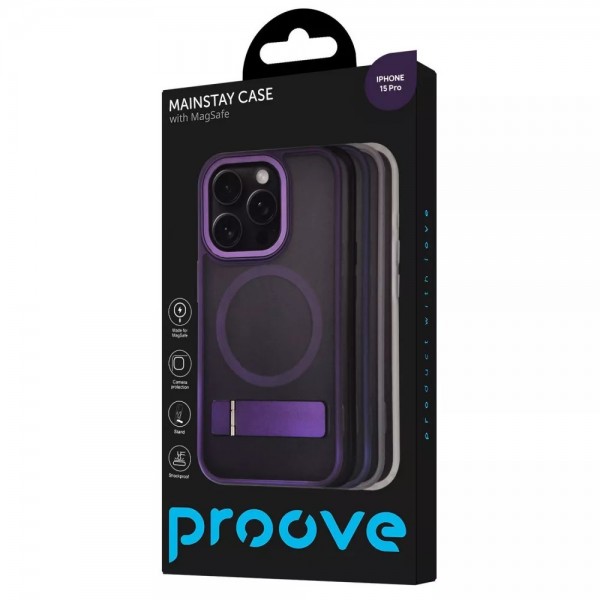 Чохол Proove Mainstay Case with Magnetic Ring iPhone 15 Pro Black