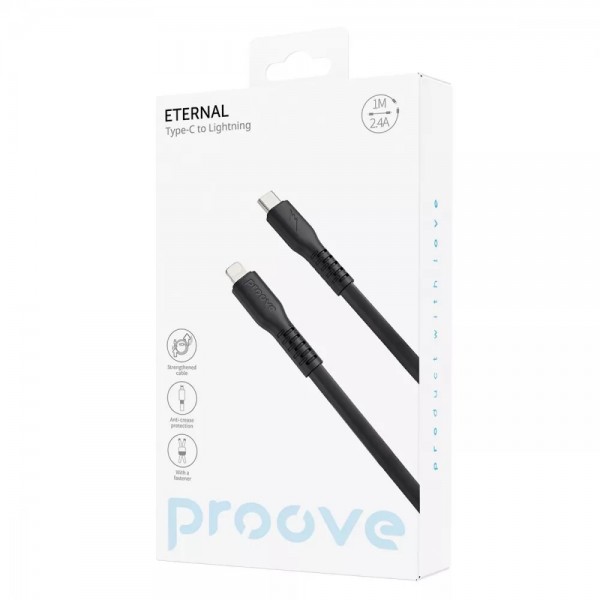 Кабель Proove Eternal Type-C to Lightning 27W (1m) White