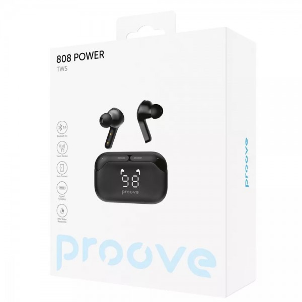 Бездротові навушники Proove 808 Power TWS Black