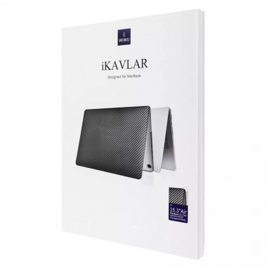 Накладка WIWU iKavlar Crystal Shield MacBook Pro 16,2" Black